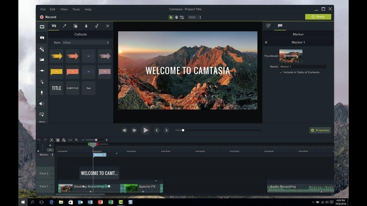 Camtasia Studio chính là một phần mềm quay video màn hình 