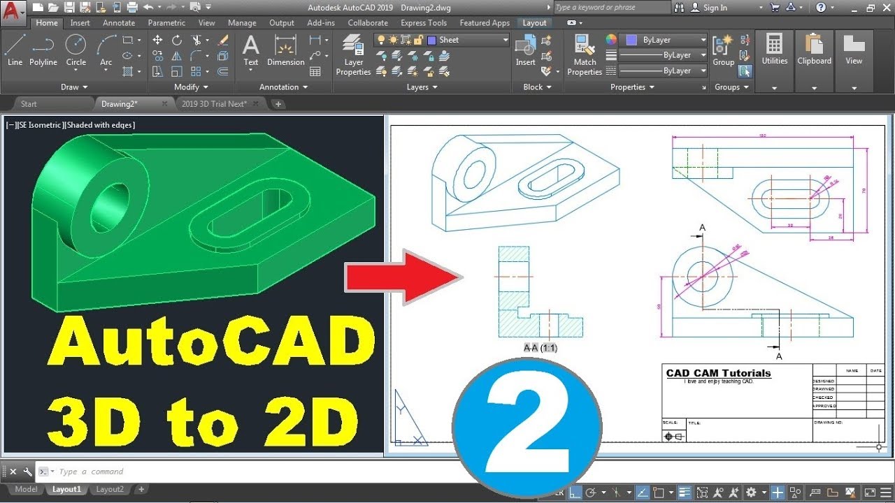 Yêu cầu cấu hình để download Autocad 2D, 3D